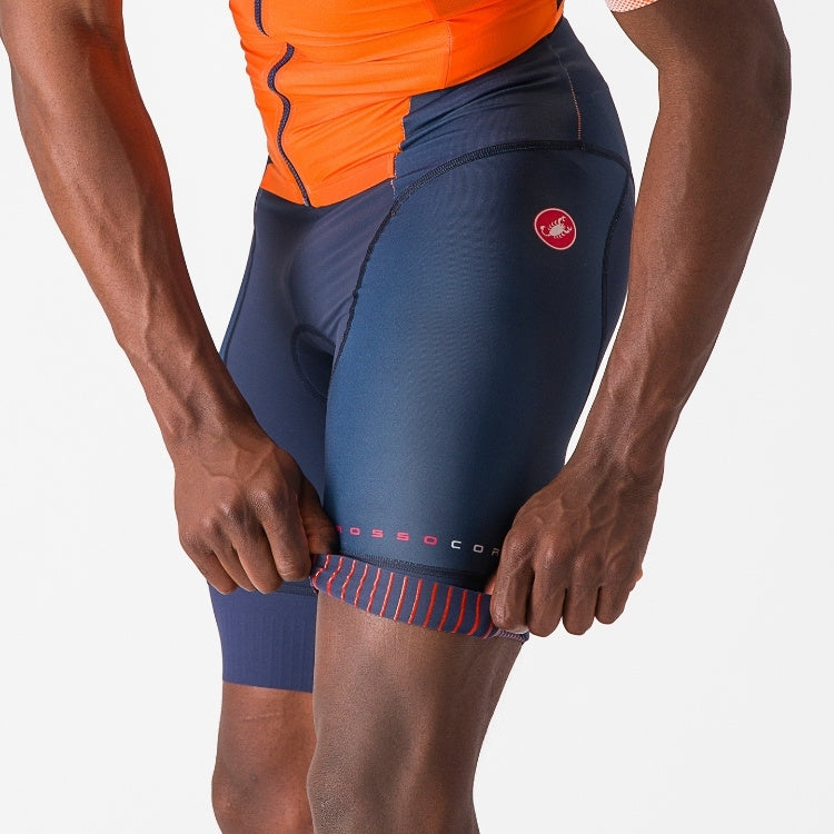 Castelli Free Sanremo 2 Aero Tri Race Suit – Brilliant Orange / Belgian Blue | Cycling Gears Hub