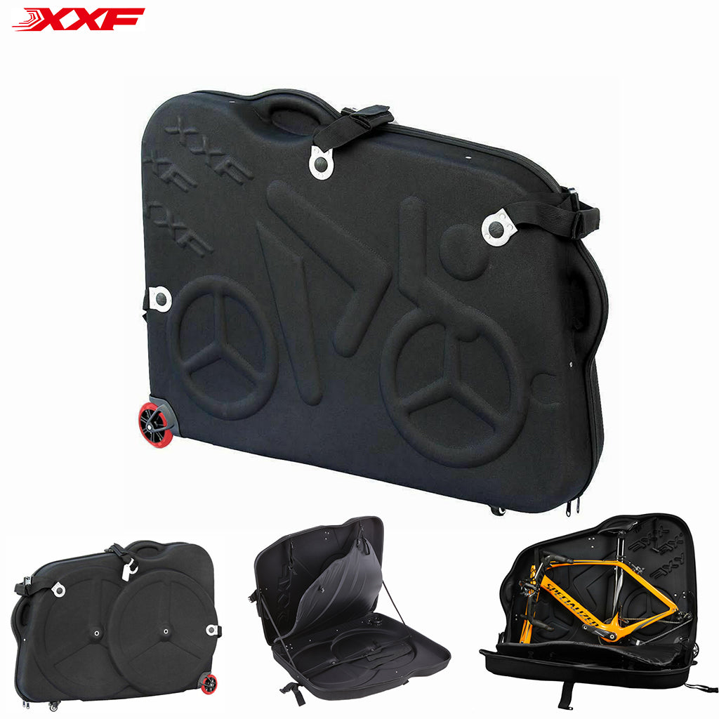 XXF E0901 EVA Bike Travel Case Black with wheels