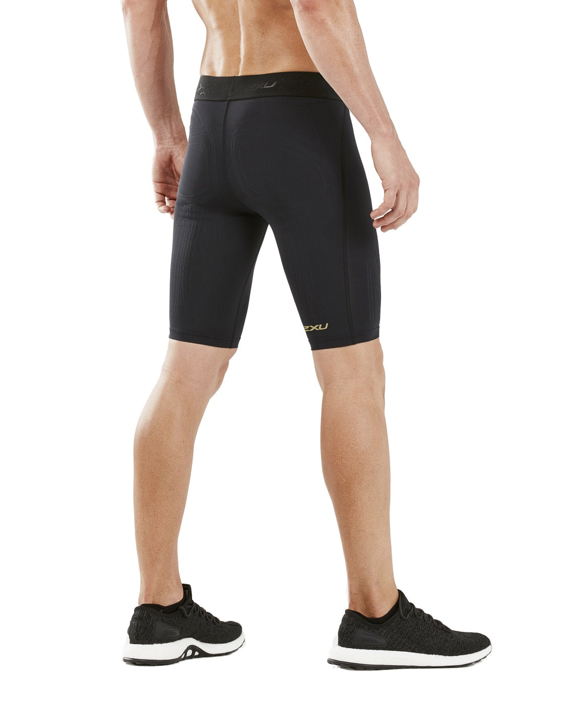 2XU MA5366B Force Men's Compression Shorts (Black/Nero) | Cycling Gears Hub