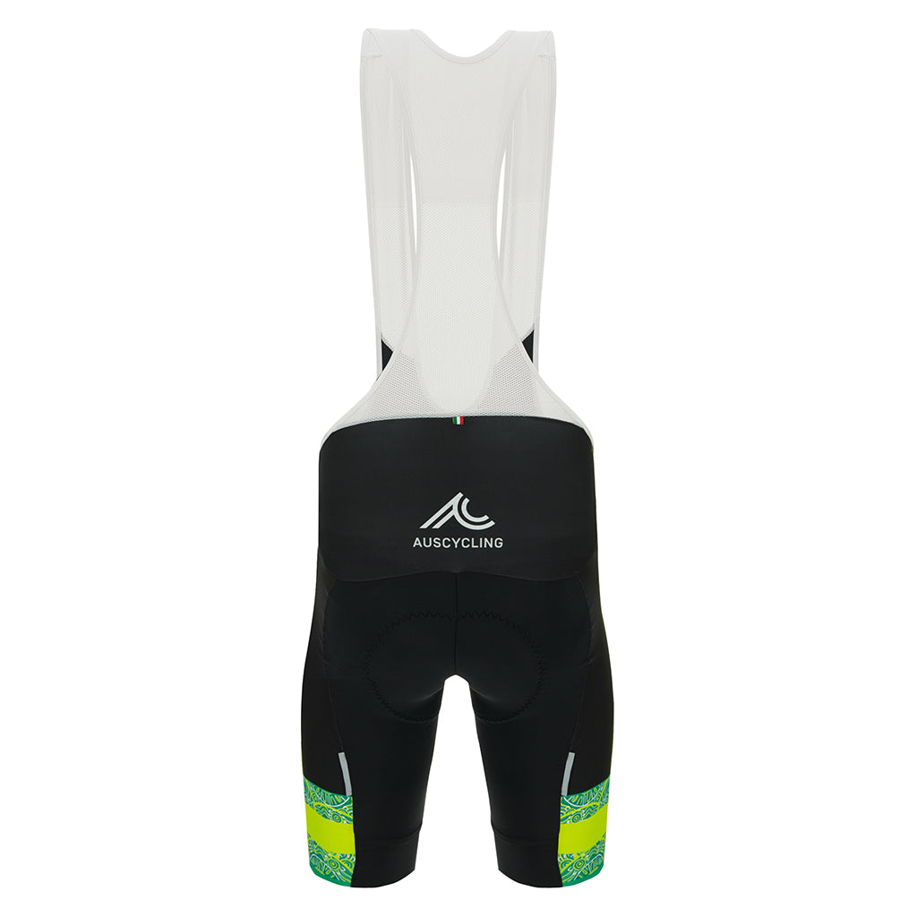 SANTINI AUSTRALIA TEAM BIBSHORTS-BLACK SZ-XL