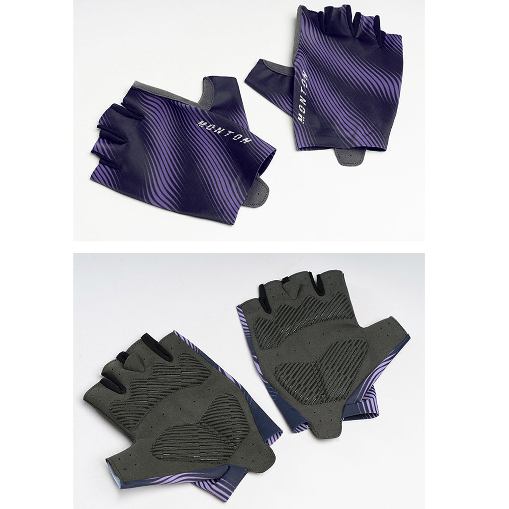 Monton Shadowfade Gloves – Purple Black | Performance Cycling Gloves