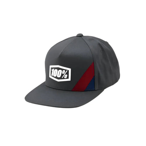 100% Cornerstone Snapback Cap (Steel) | Cycling Gears Hub