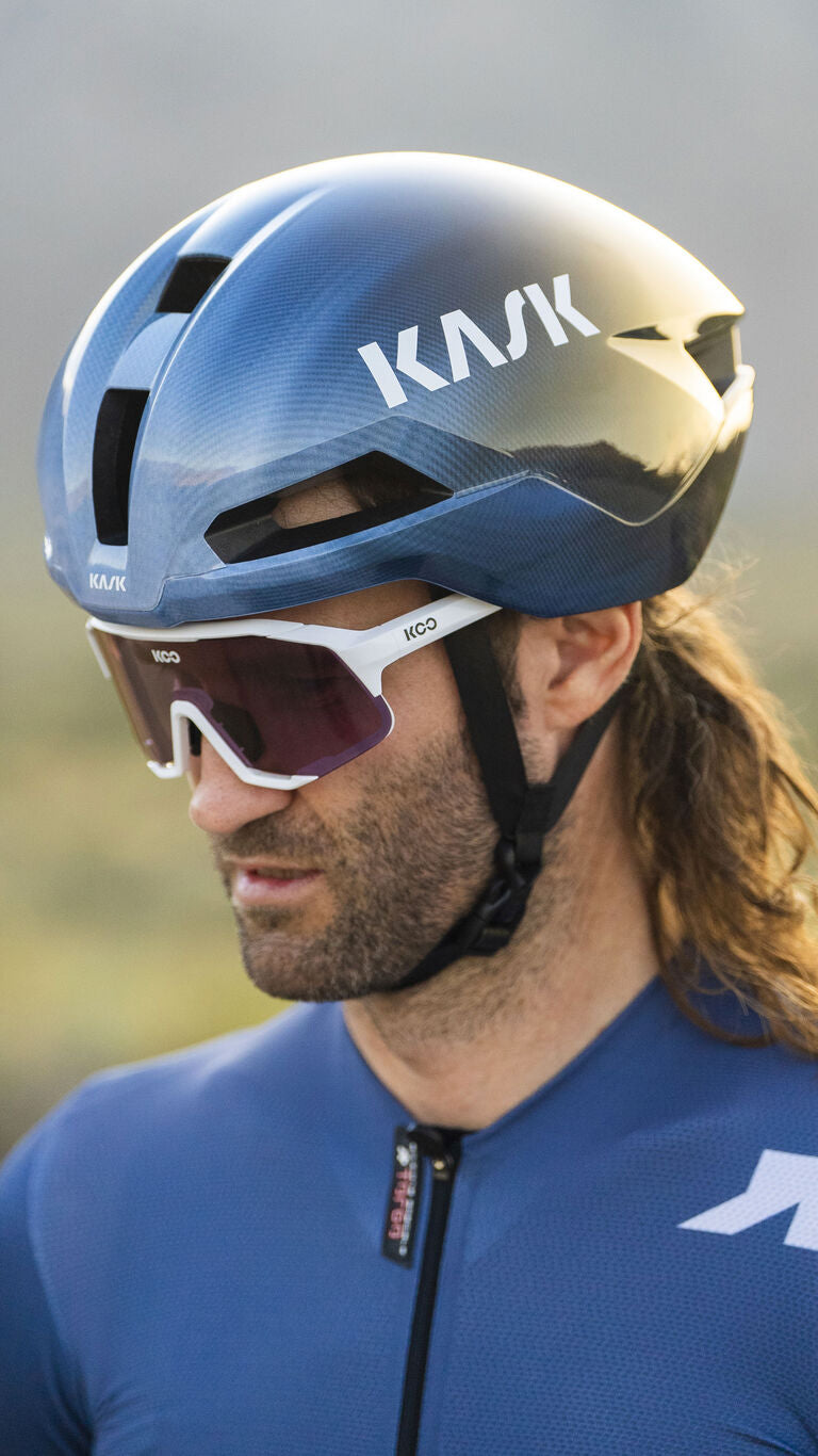 Kask Nirvana Road Cycling Helmet (Blueberry Fade) | Cycling Gears Hub