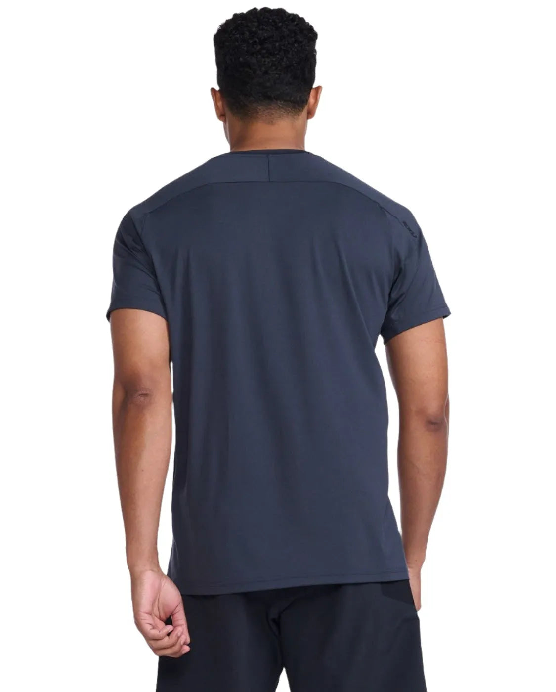 2XU MR7158A Motion Tee India Men's Running T-Shirt (Ink/Black) | Cycling Gears Hub