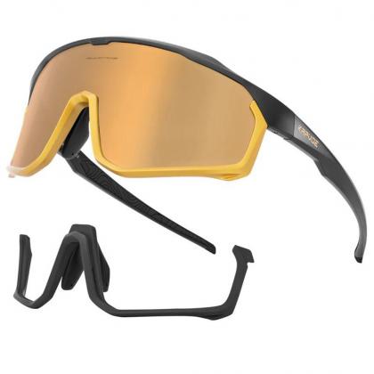 KAPVOE X93 IC Frame Sunglasses Color Gold/Black
