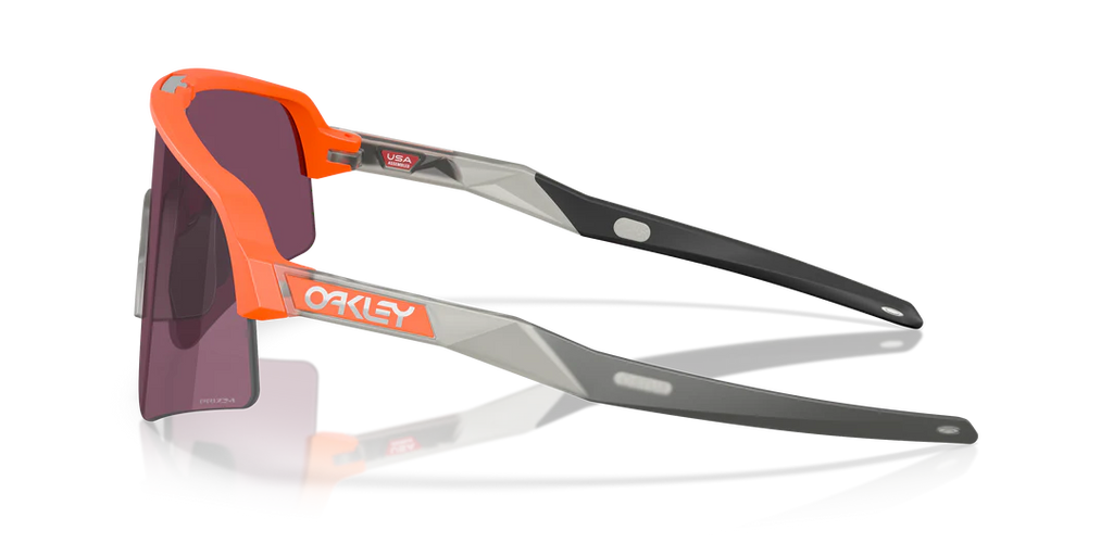 Oakley Sutro Lite Sweep Sunglasses – Prizm Road Black Lenses with Matte Neon Orange Frame