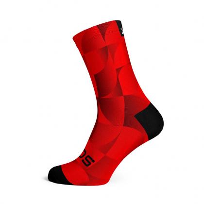 SOX Solid Red Casual Crew Socks – Premium Everyday Crew | Breathable Lightweight Comfort