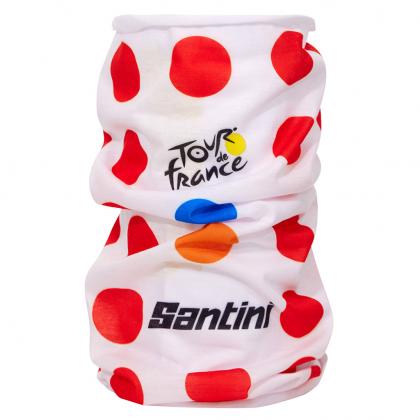 SANTINI TDF KOM NECK WARMER-POLKA DOT