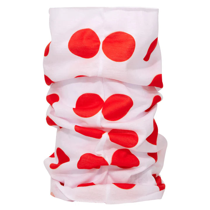 SANTINI TDF KOM NECK WARMER-POLKA DOT