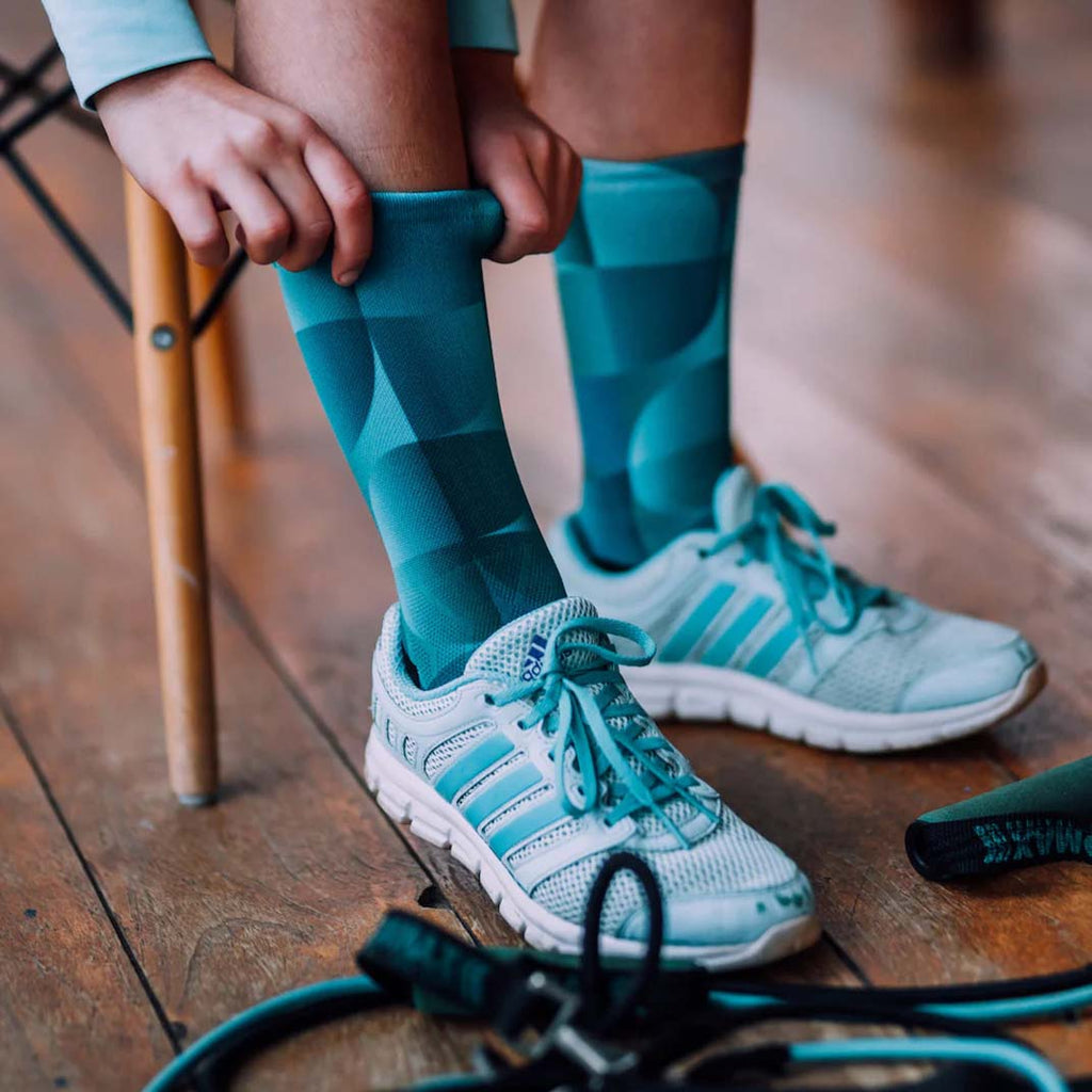 SOX Solid Teal Casual Crew Socks – Lightweight Everyday Crew | Breathable Comfort