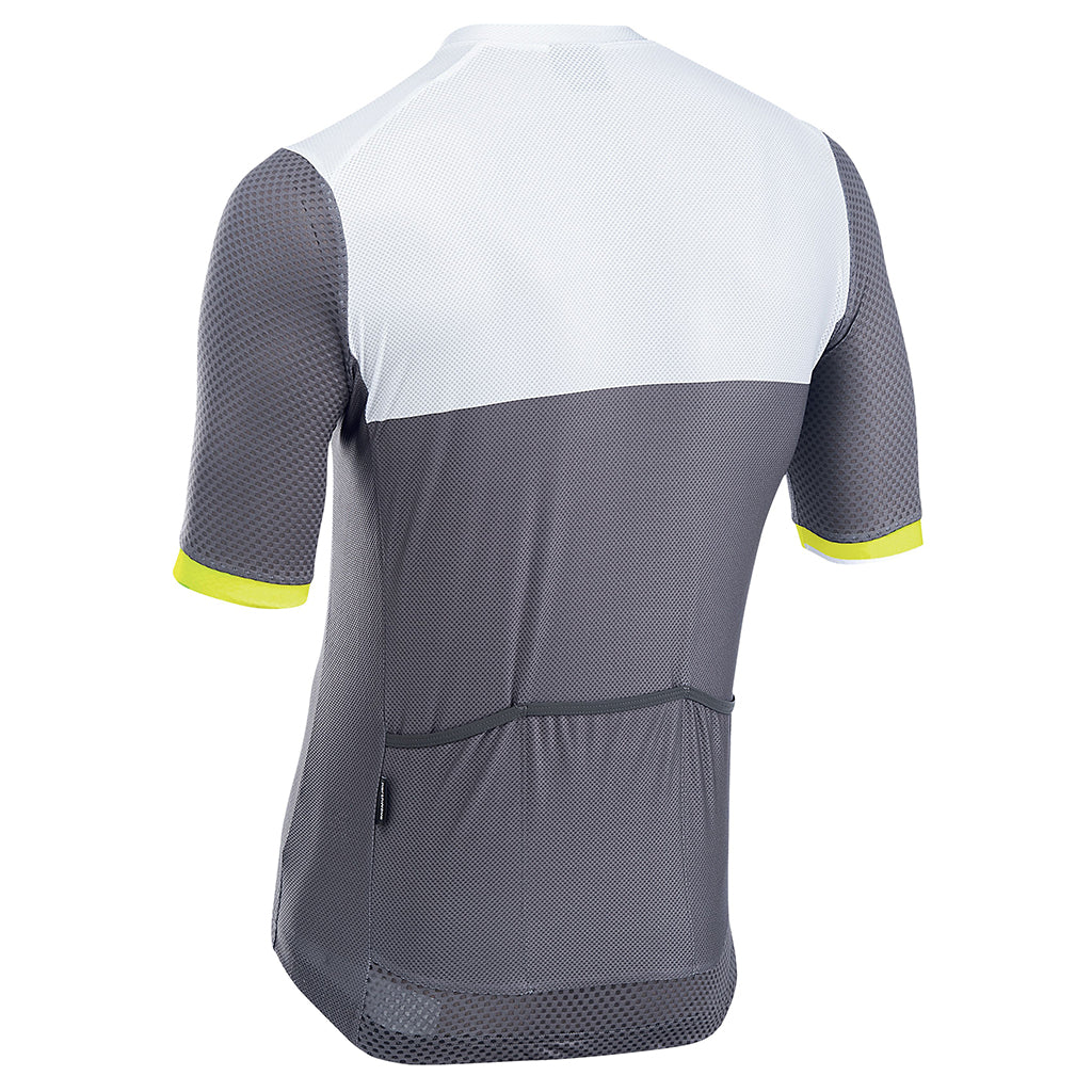 Northwave Storm Air Mens Cycling Jersey Color-Grey/Yellow Fluo)| Cycling Gears Hub