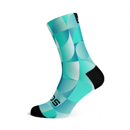 SOX Solid Turquoise Casual Crew Socks – Lightweight Everyday Crew | Breathable Comfort