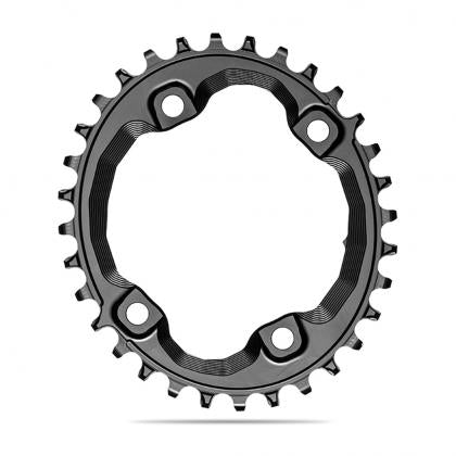 AbsoluteBlack Oval MTB Chainring 34T – 96 BCD for Shimano XT M8000 | Black