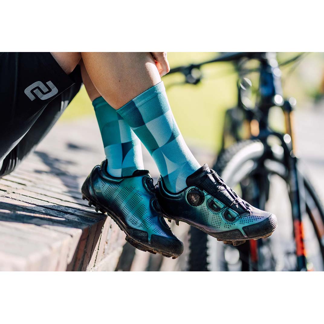 SOX Solid Turquoise Casual Crew Socks – Lightweight Everyday Crew | Breathable Comfort
