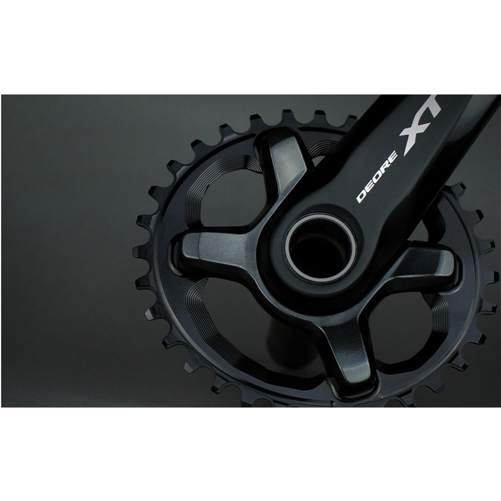 AbsoluteBlack Oval MTB Chainring 34T – 96 BCD for Shimano XT M8000 | Black