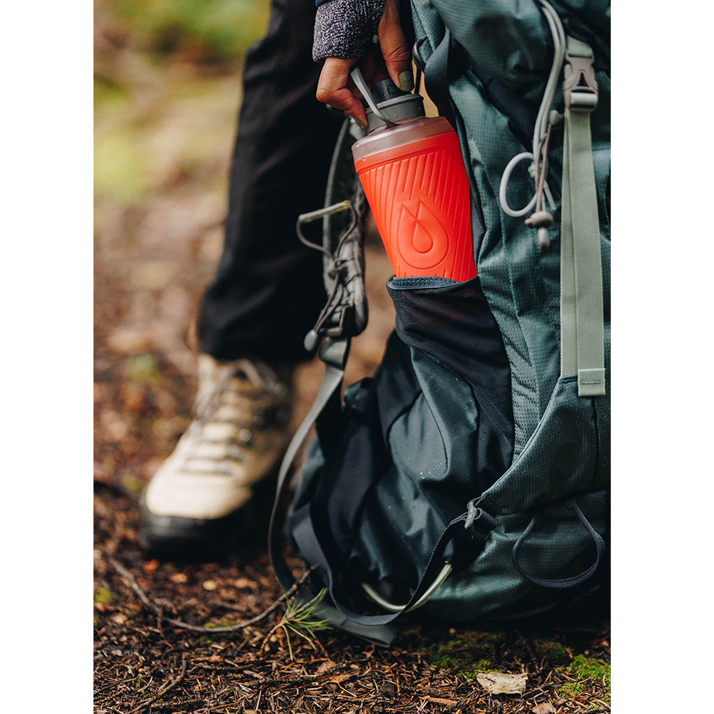 Hydrapak Flux Flexible Bottle Color Redwood | Cycling Gears Hub
