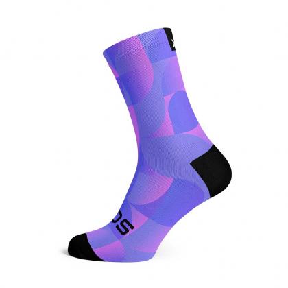 SOX Solid Purple Casual Crew Socks – Premium Everyday Crew | Breathable Lightweight Comfort
