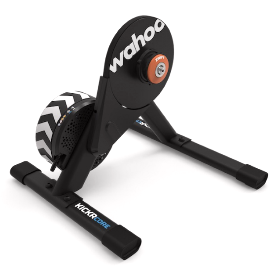 Wahoo KICKR CORE 2 Indoor Smart Trainer with Zwift Cog & Click WiFi Direct Drive Trainer Compatible with 8-13 Speed Bikes