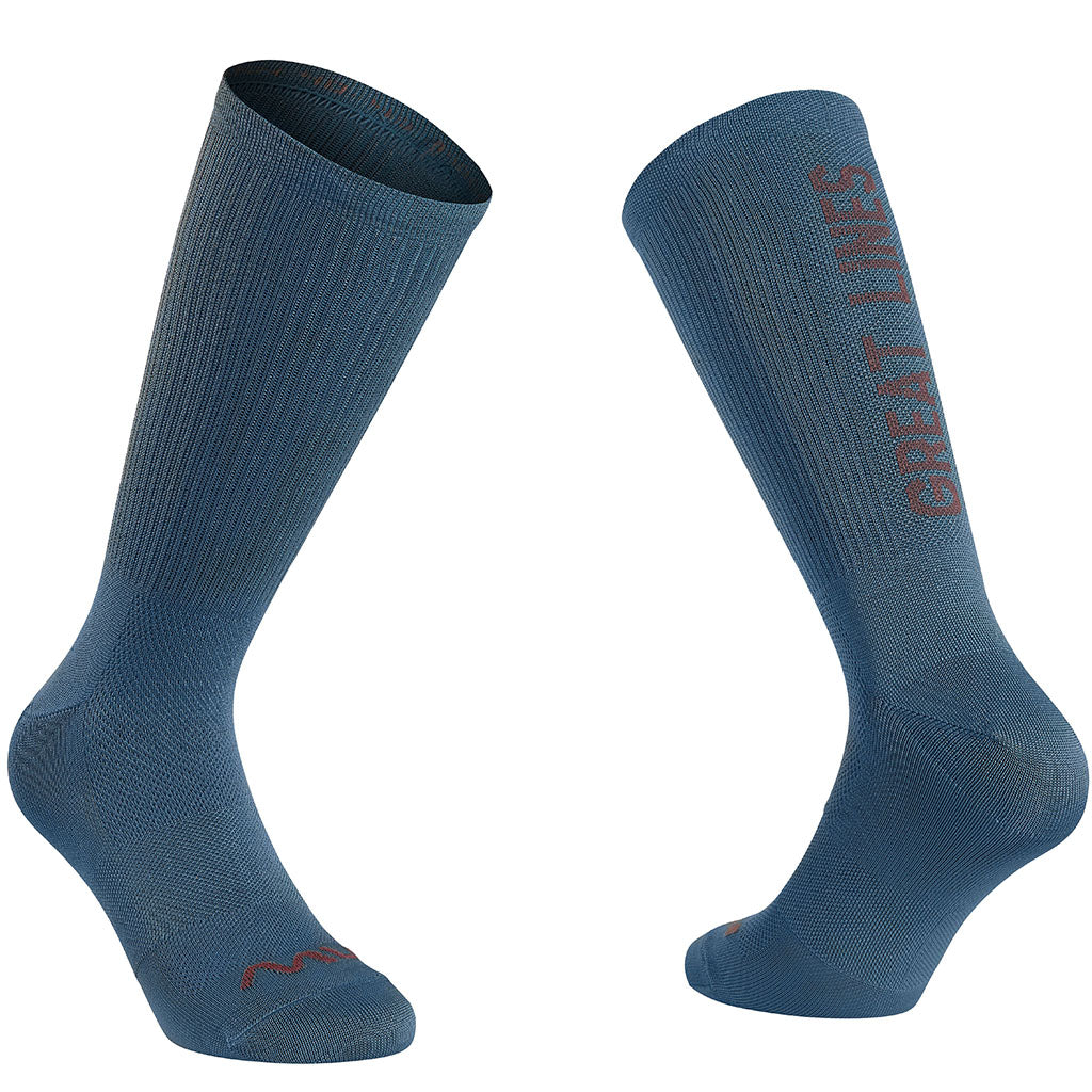 Northwave Good Times Great Lines Unisex Cycling Socks Color- Deep Blue Dark| Cycling Gears Hub