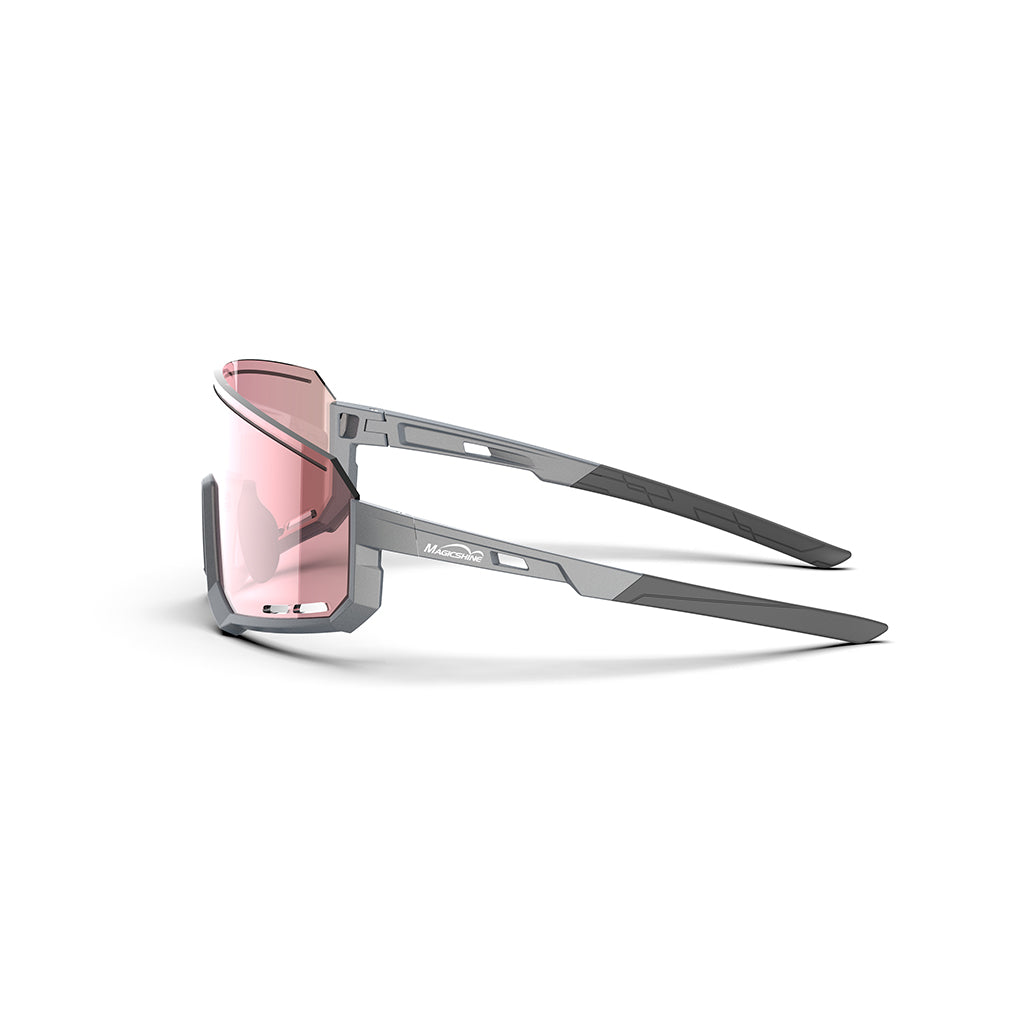 Magicshine Sprinter Classic Sport Sunglasses Night vision& Pink Black