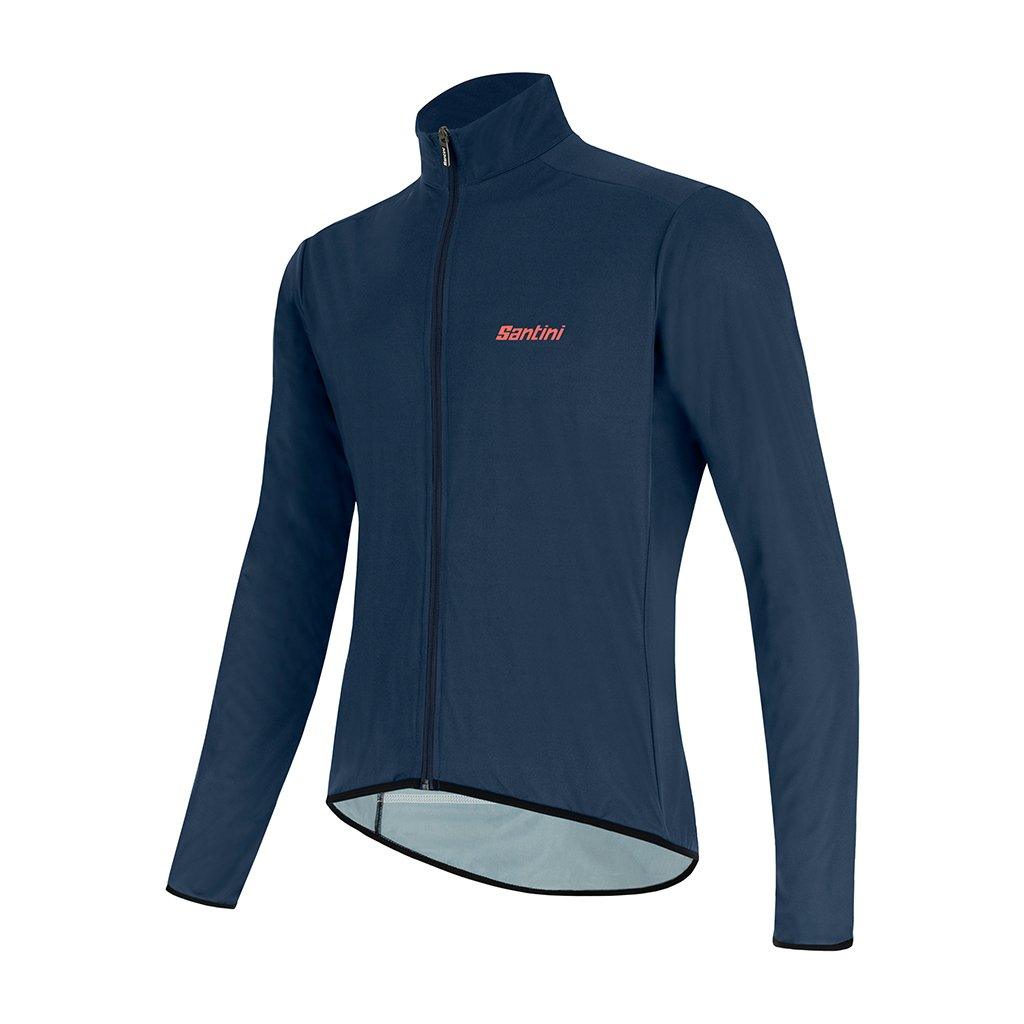 Santini Nebula Puro Windbreaker Mens Cycling Vest (Nautica Blue) | Cycling Gears Hub