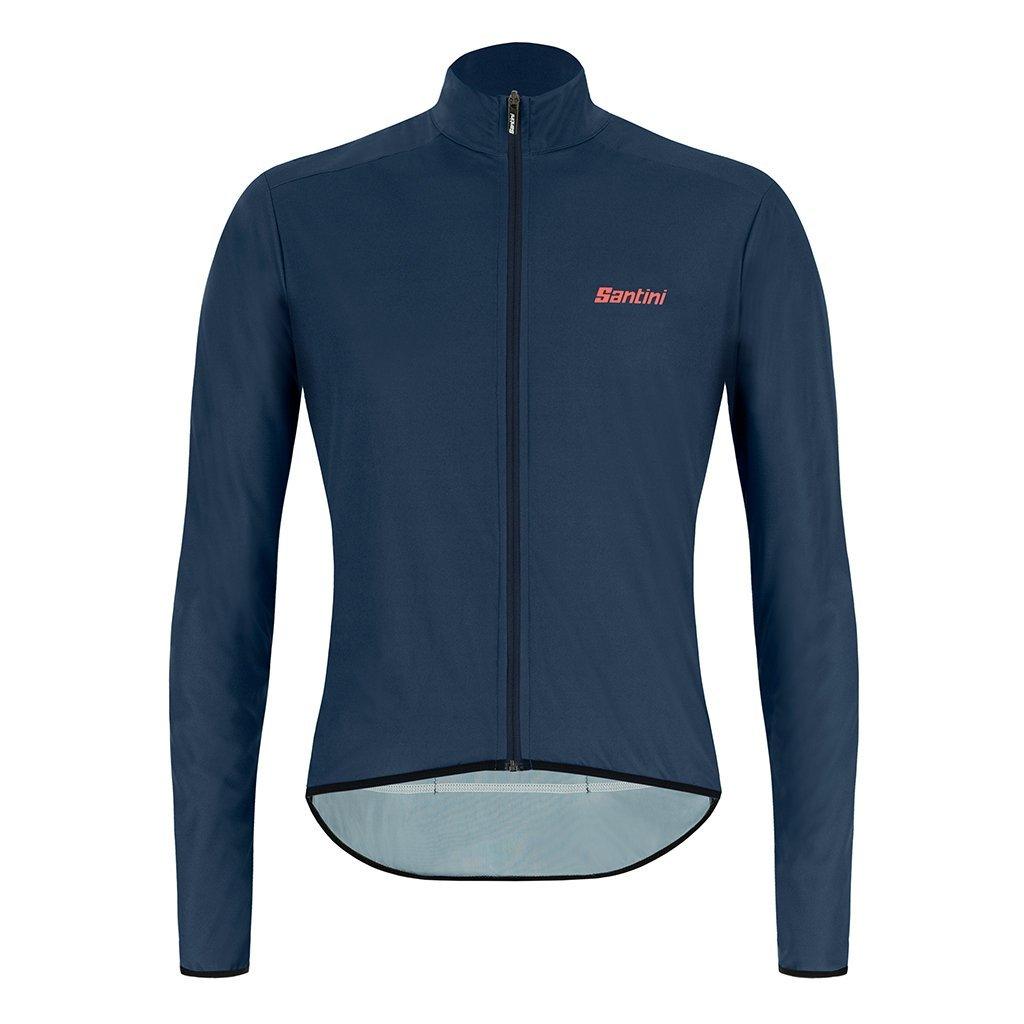 Santini Nebula Puro Windbreaker Mens Cycling Vest (Nautica Blue) | Cycling Gears Hub