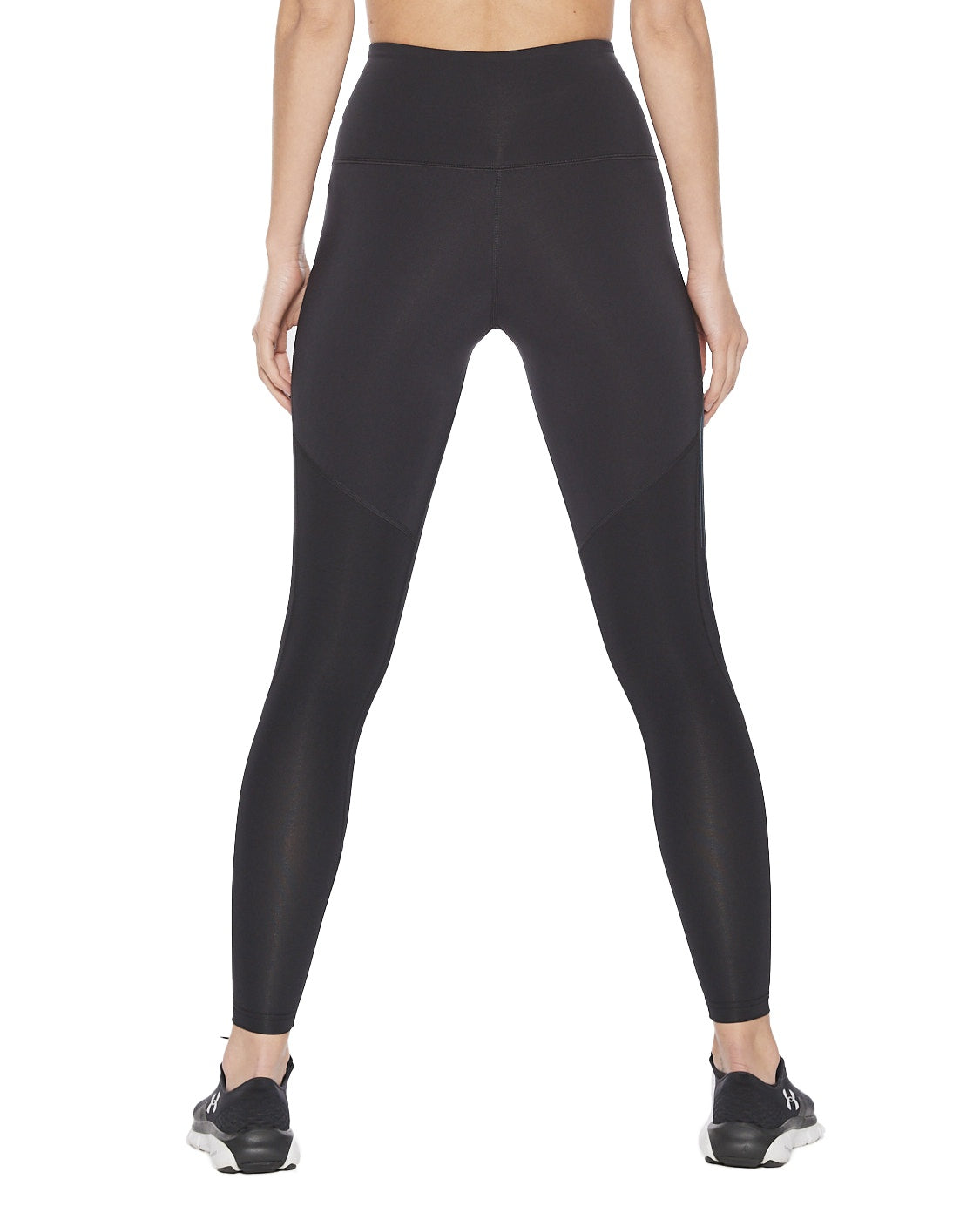 2XU WA5380B Hi-Rise Women's Compression Tights (Black/Teal Chrome) | Cycling Gears Hub