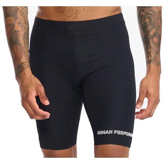 2XU MT6430B Aero 9 Inch Men's Triathlon Shorts (Black/White) | Cycling Gears Hub