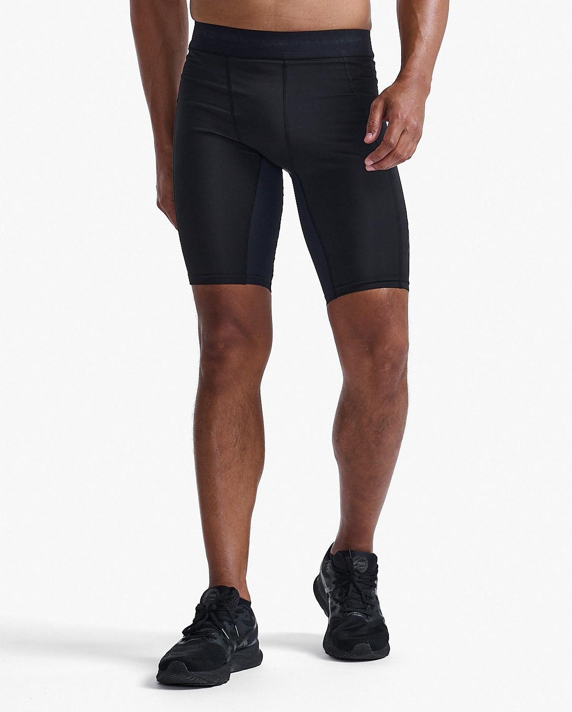 2XU MA7198B Base Layer Men's Compression Shorts (Black/Nero) | Cycling Gears Hub