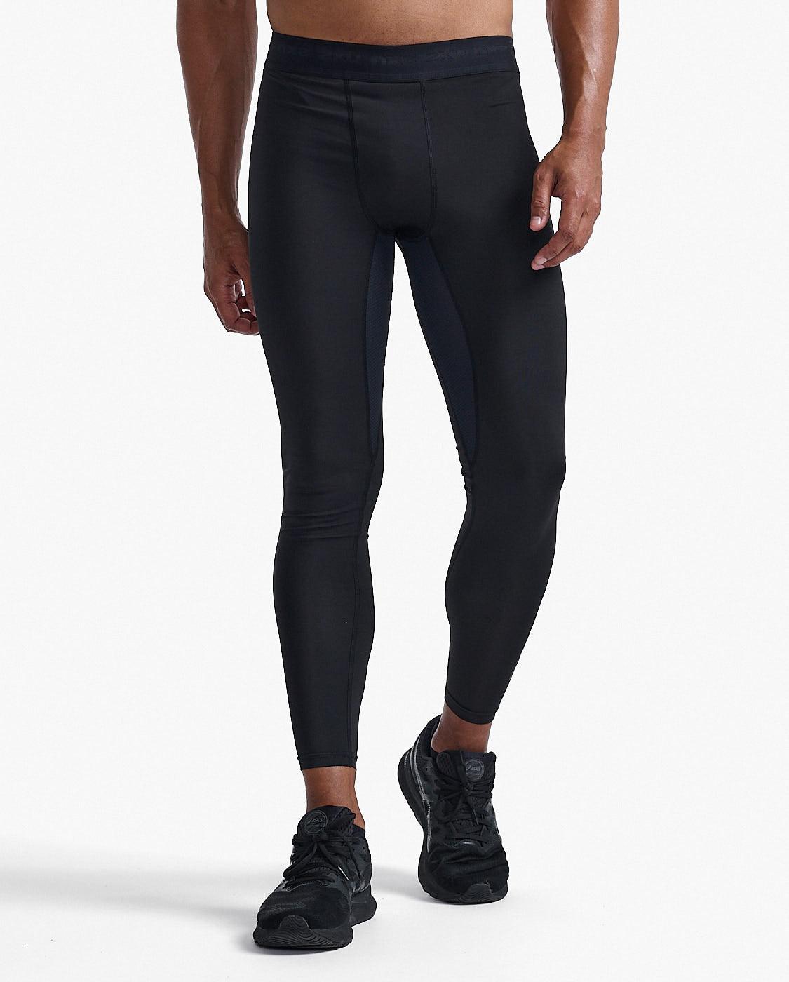 2XU MA7199B Base Layer Men's Compression Tights (Black/Nero) | Cycling Gears Hub