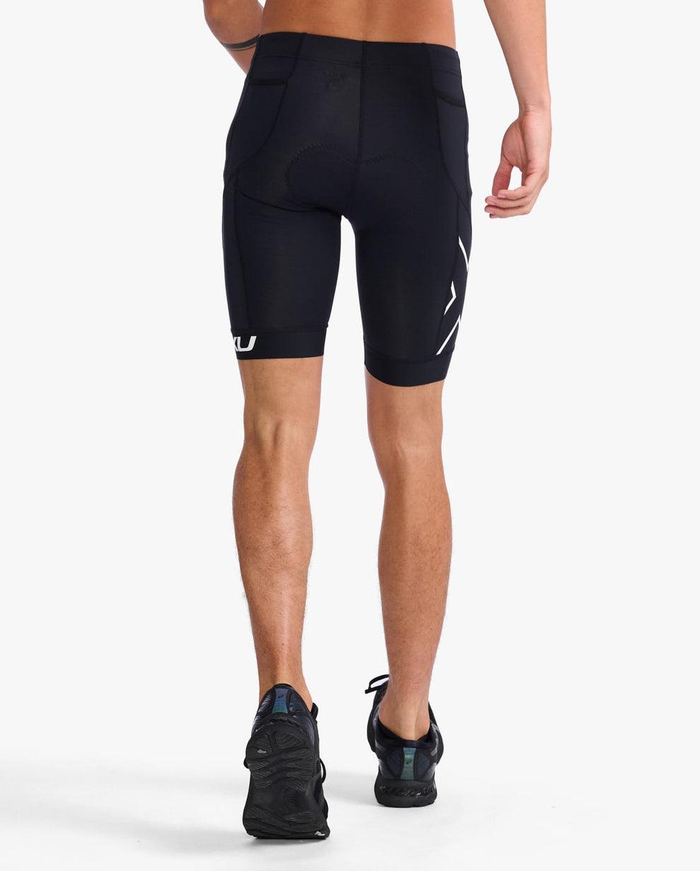 2XU MT6439B Core Men's Triathlon Shorts (Black/White) | Cycling Gears Hub