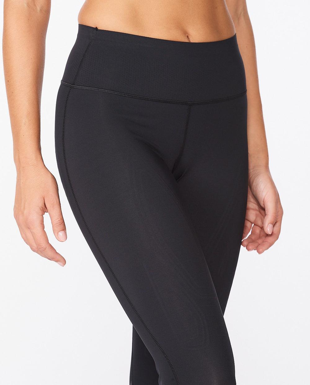 2XU WA5367B Mid-Rise Women's Compression Tights (Black/Nero) | Cycling Gears Hub