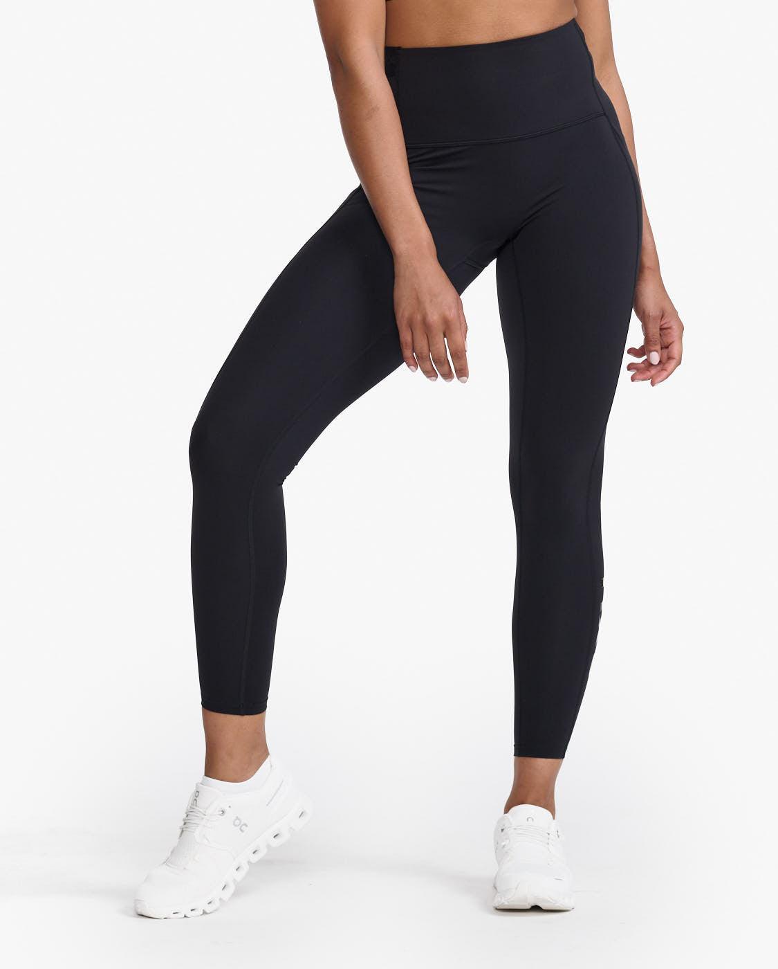 2XU WA6874B Form Slash Hi-Rise Women's Compression Tights (Black/Black) | Cycling Gears Hub