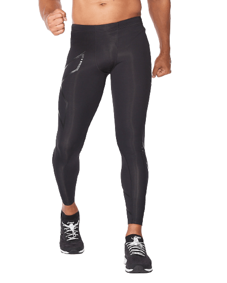 2XU MA3849B Core Men's Compression Tights (Black/Nero) | Cycling Gears Hub - Cycling Gears Hub