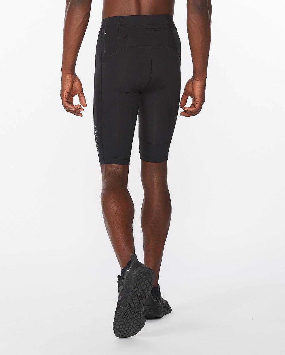 2XU MA5331B Light Speed Men's Compression Shorts (Black/Black Reflective) | Cycling Gears Hub - Cycling Gears Hub