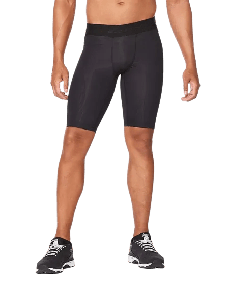2XU MA5366B Force Men's Compression Shorts (Black/Gold) | Cycling Gears Hub - Cycling Gears Hub