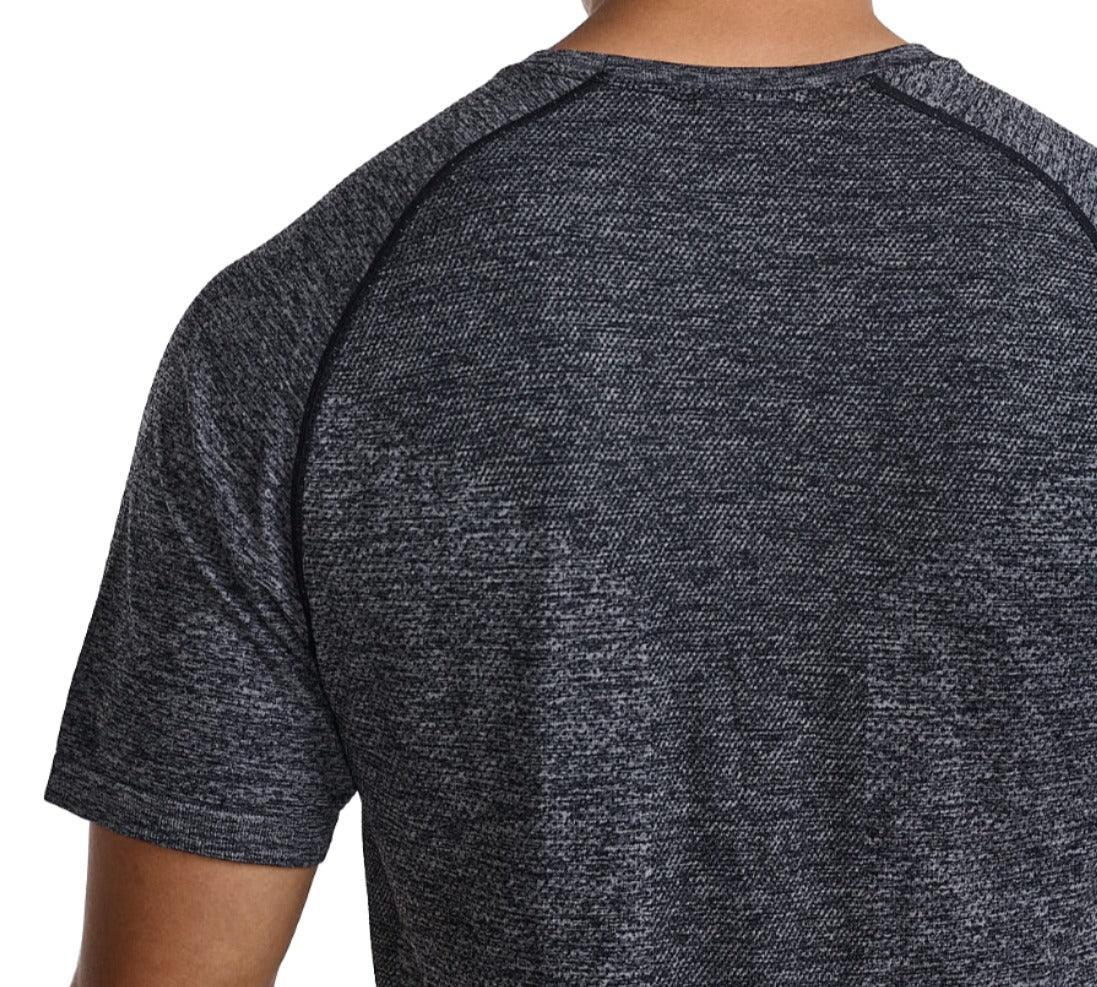 2XU MR7226A Motion Tech Tee Men's Running T-Shirt (Grey Marie) | Cycling Gears Hub