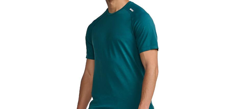 2XU Motion Tech Tee Men's Running T-Shirt (Raft/Pine) | Cycling Gears Hub