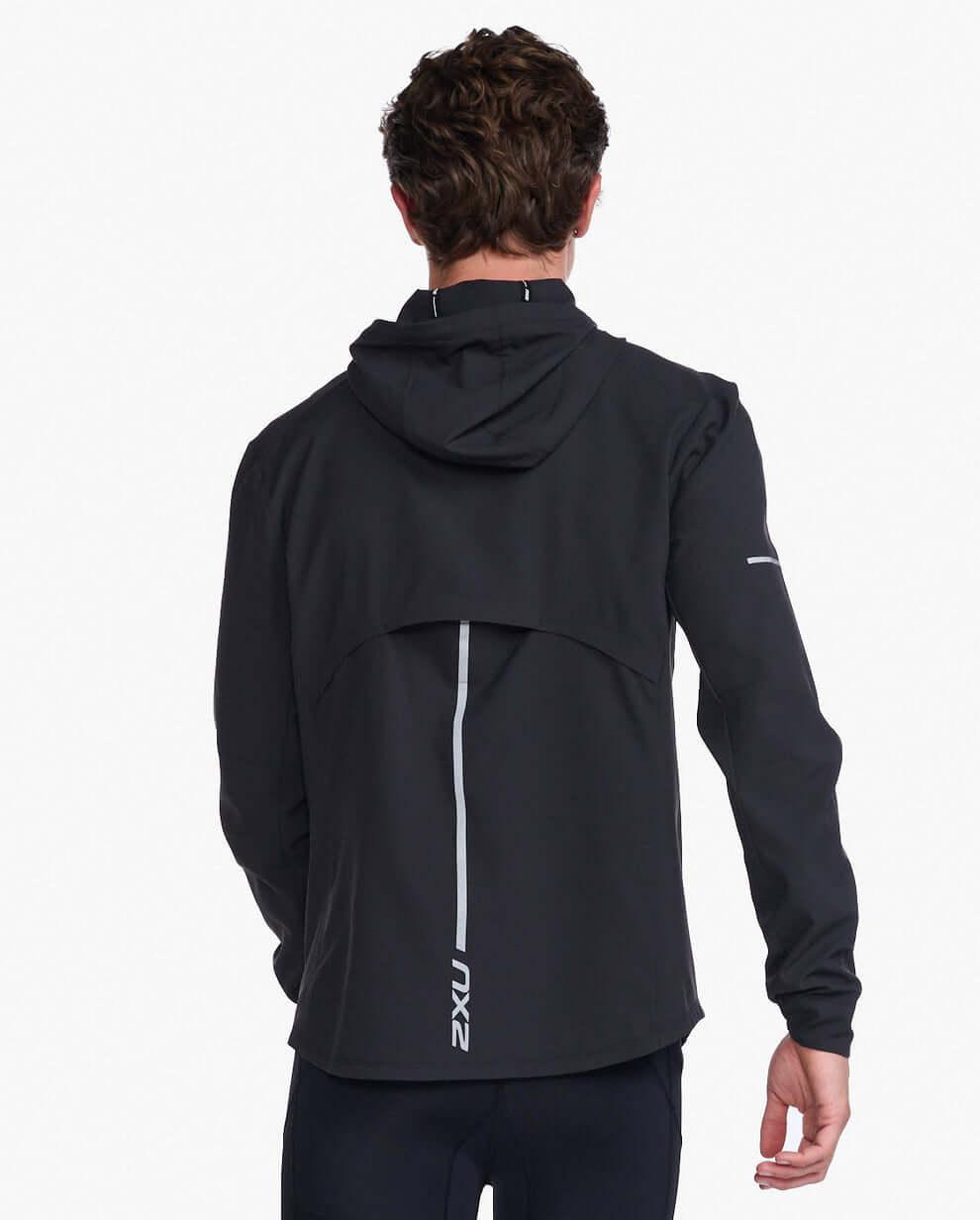 2XU MR6687A Aero Men's Cycling Jacket (Black/Silver Reflective) | Cycling Gears Hub - Cycling Gears Hub