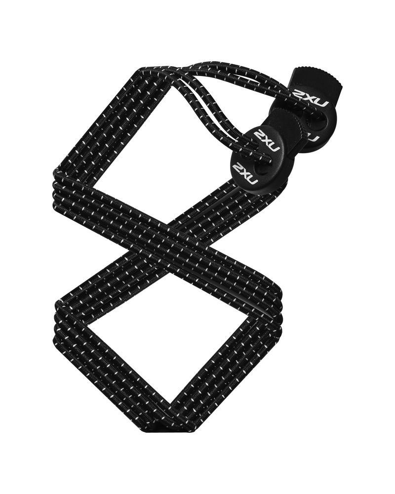 2XU UA1855G Performance Locked Laces (Black) | Cycling Gears Hub