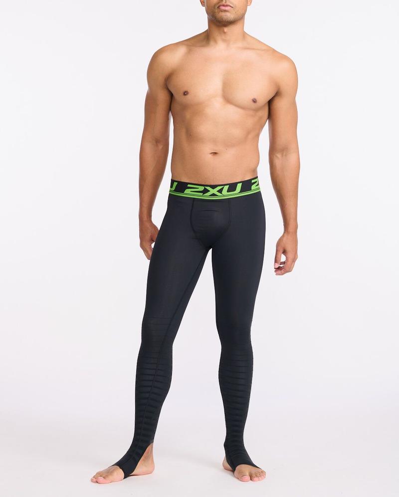 2XU MA4417B Power Recovery Men's Compression Tights (Black/Nero) | Cycling Gears Hub