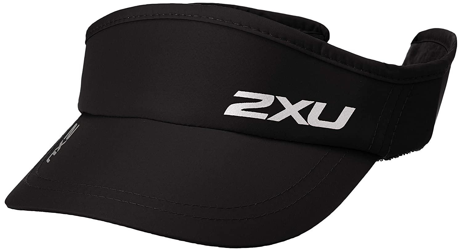2XU UQ5686F Run Visor (Black/BlackOSFA) | Cycling Gears Hub