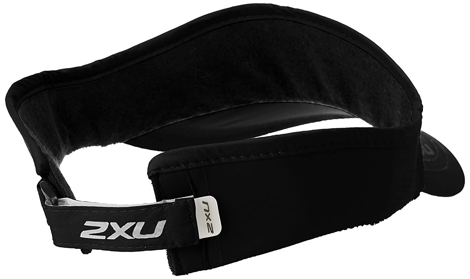 2XU UQ5686F Run Visor (Black/BlackOSFA) | Cycling Gears Hub