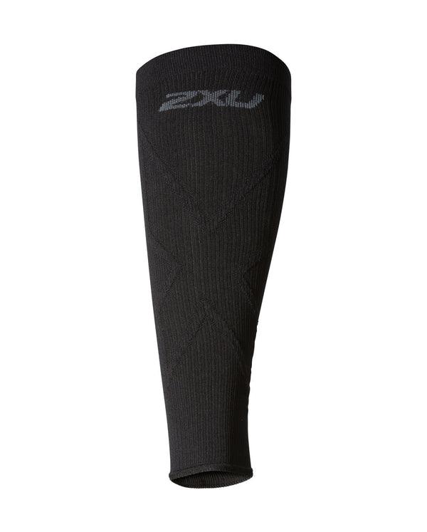 2XU UA5458B X Compression Calf Sleeves (Black/Black) | Cycling Gears Hub