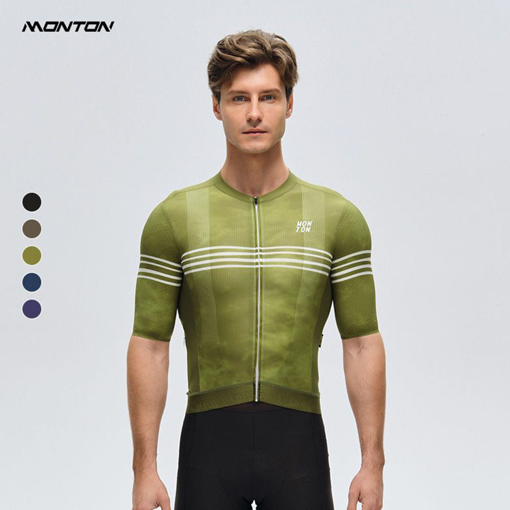 Monton Days 4.0 Jersey – Pesto Green | Performance Cycling Jersey