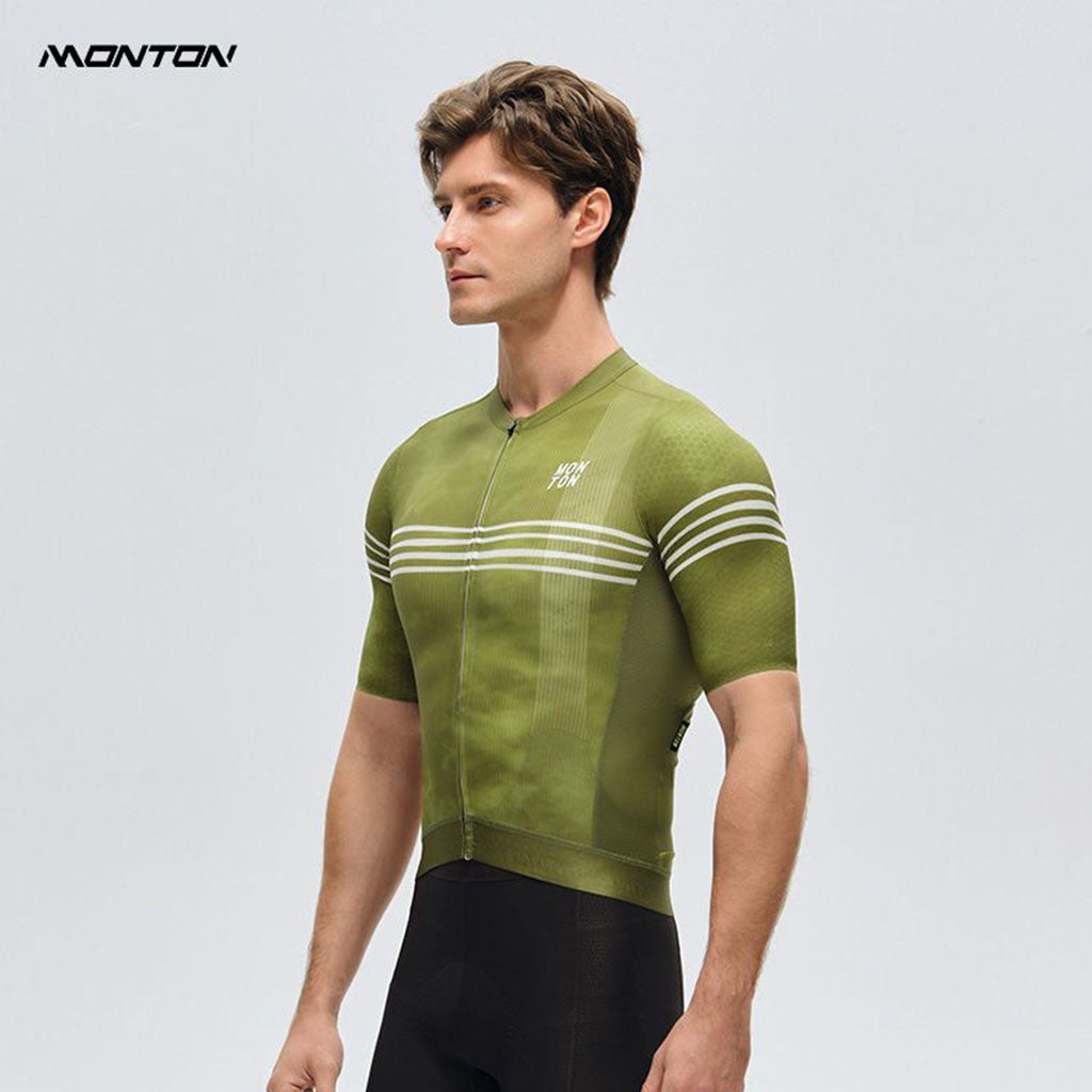 Monton Days 4.0 Jersey – Pesto Green | Performance Cycling Jersey
