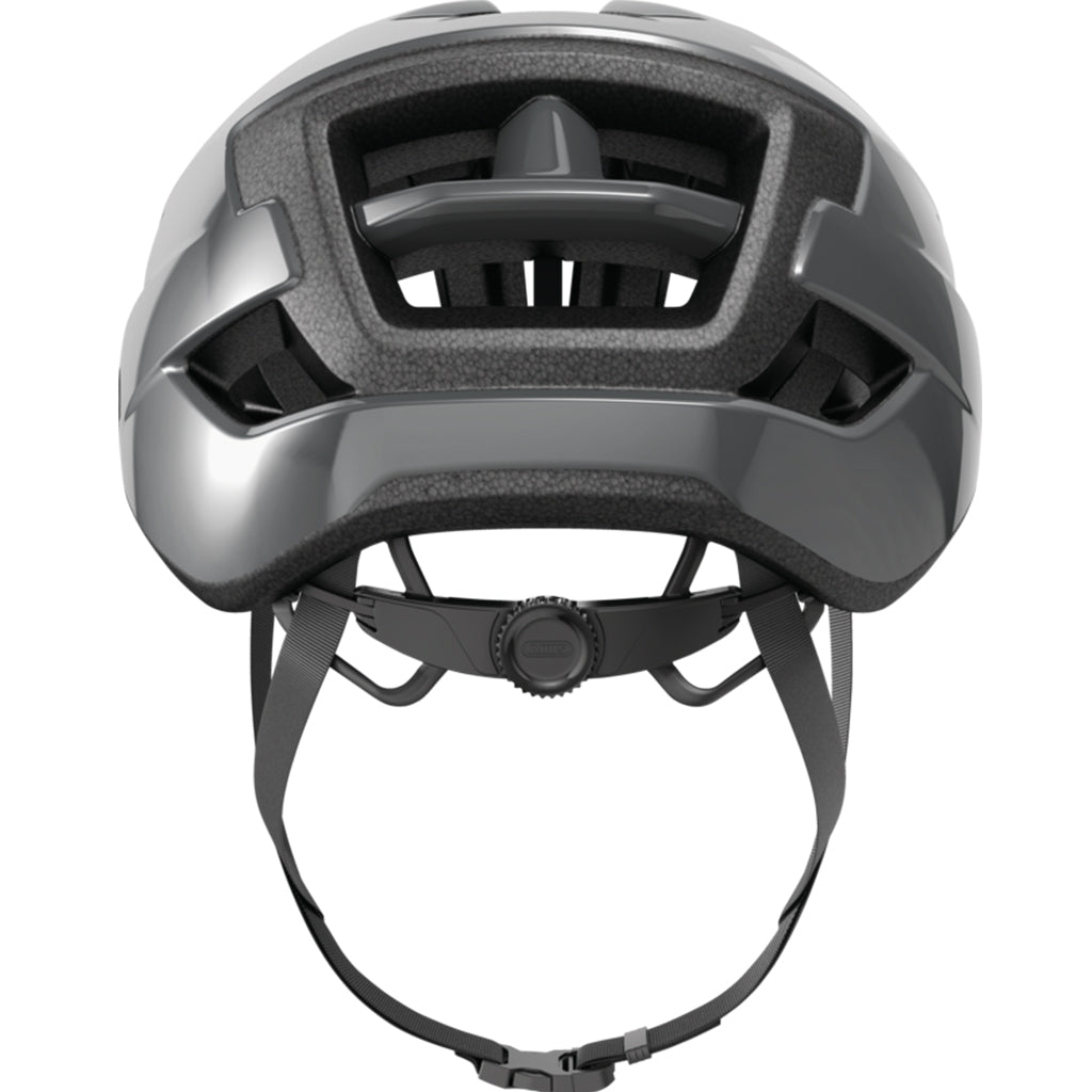 ABUS WingBack Helmet – Race Grey | Lightweight Aerodynamic Road Cycling Helmet
