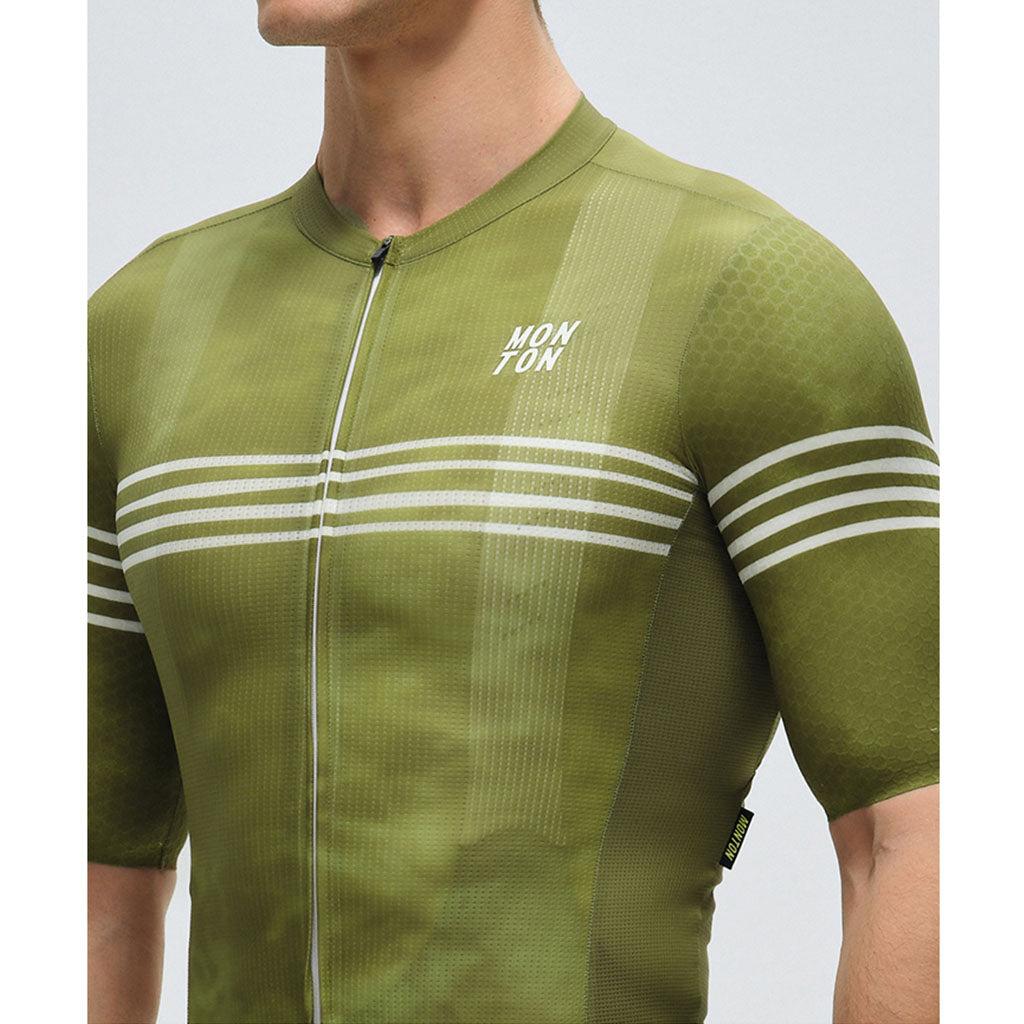 Monton Days 4.0 Jersey – Pesto Green | Performance Cycling Jersey