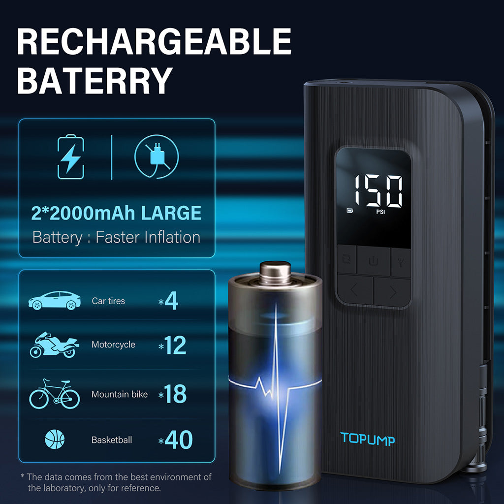 TOPUMP TP100 ELECTRIC AIR PUMP Lightweight