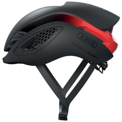 ABUS GameChanger Helmet – Black Red | Aerodynamic Performance Road Cycling Helmet
